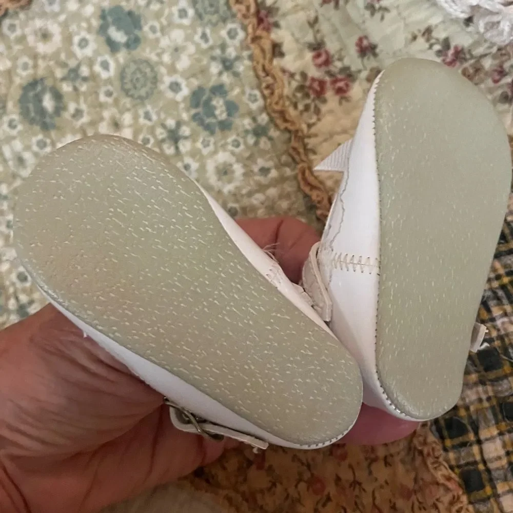 Baby white shoes